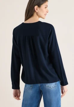 Blouse in effen kleur