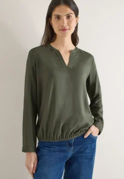Blouse in effen kleur
