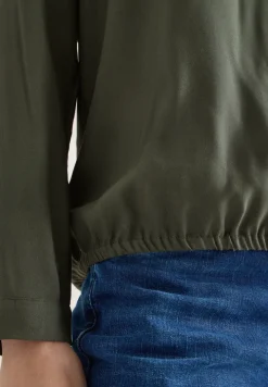 Blouse in effen kleur
