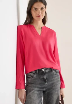 Blouse in effen kleur