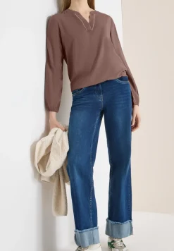 Blouse in effen kleur