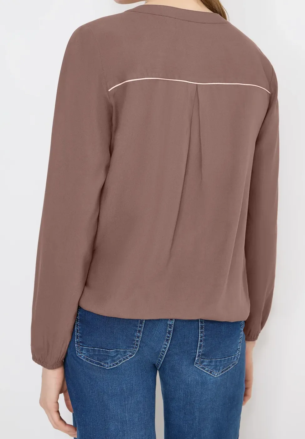 Blouse in effen kleur