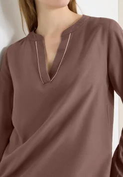 Blouse in effen kleur