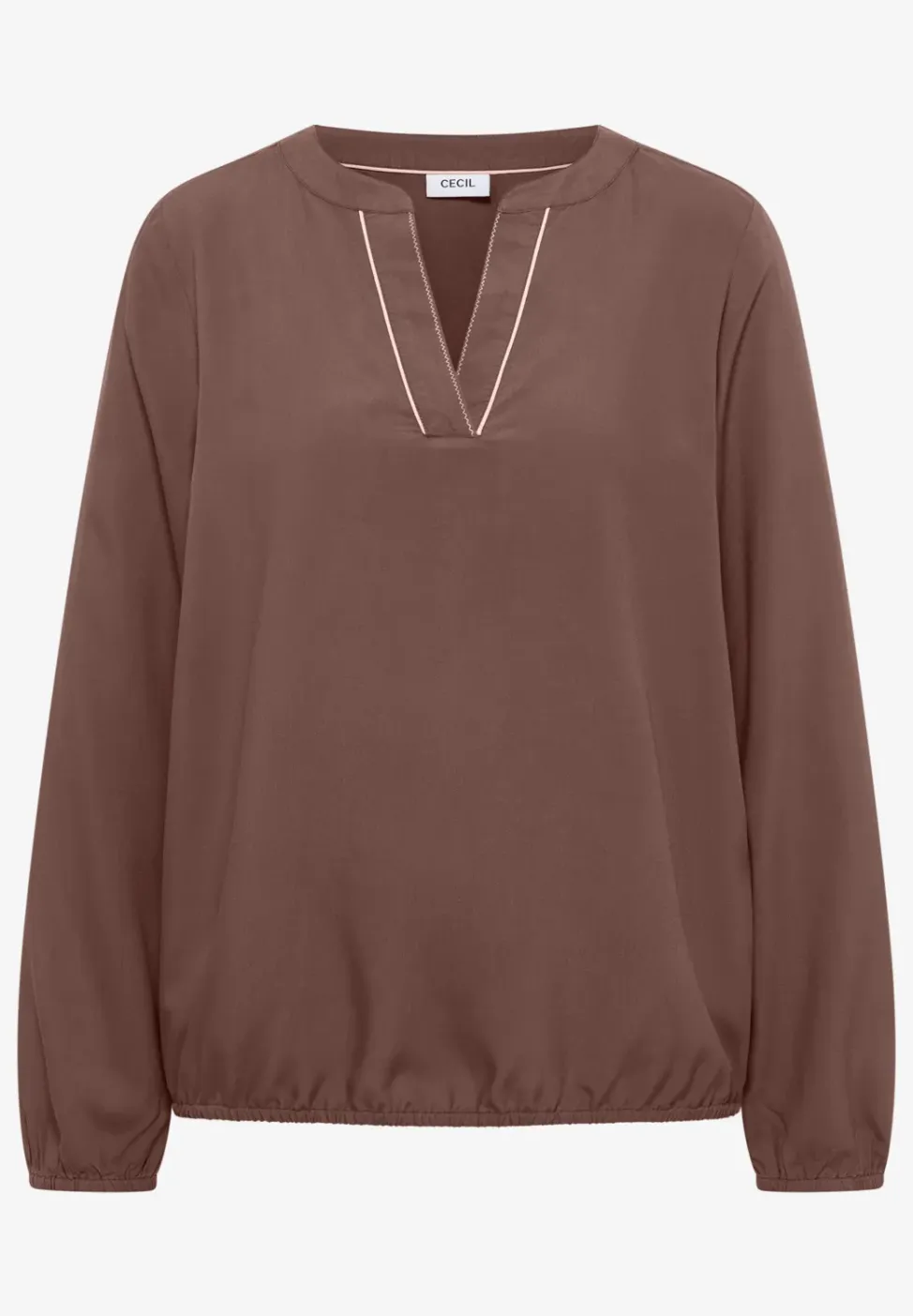 Blouse in effen kleur