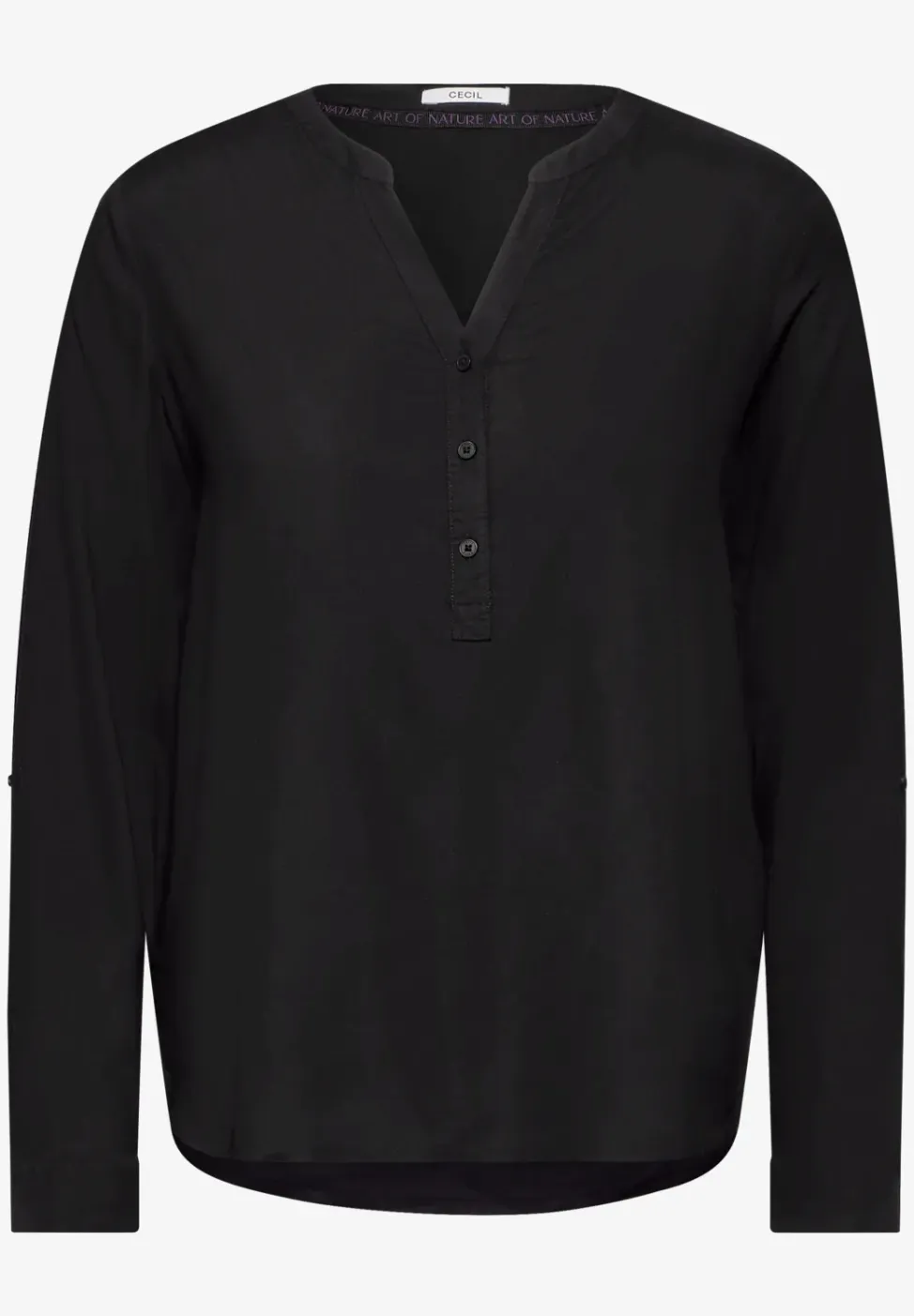 Blouse in effen kleur