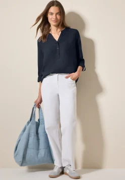 Blouse in effen kleur