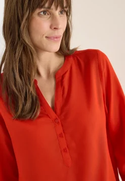 Blouse in effen kleur