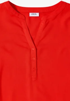 Blouse in effen kleur