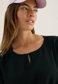 Blouse in effen kleur