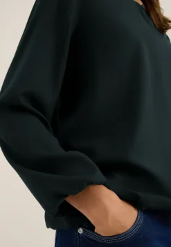 Blouse in effen kleur