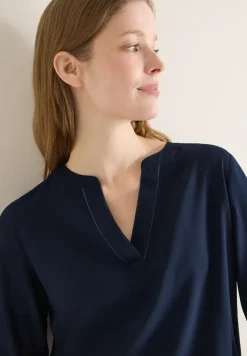 Blouse in effen kleur