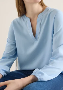 Blouse in effen kleur