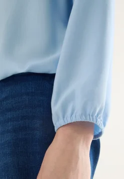 Blouse in effen kleur