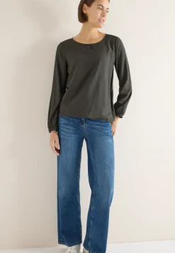 Blouse in effen kleur