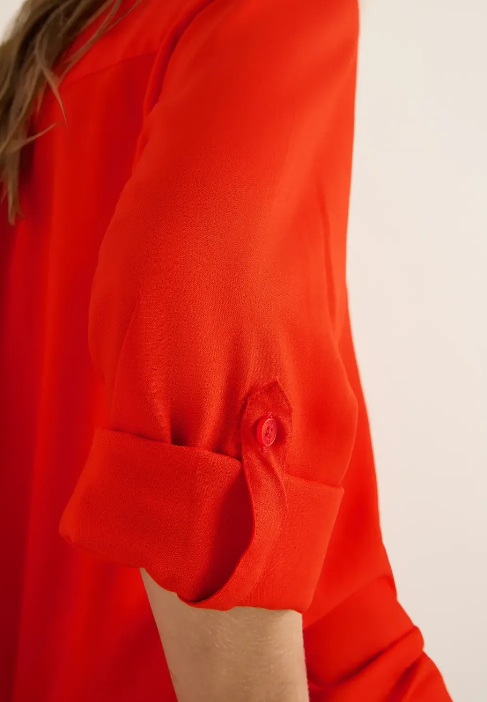 Blouse in effen kleur