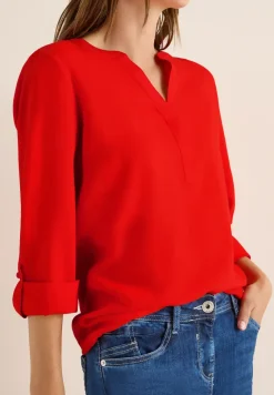 Blouse in effen kleur
