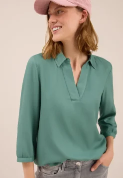 Blouse in effen kleur