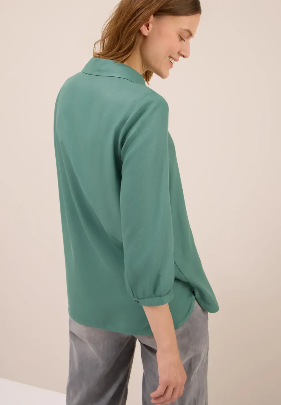 Blouse in effen kleur