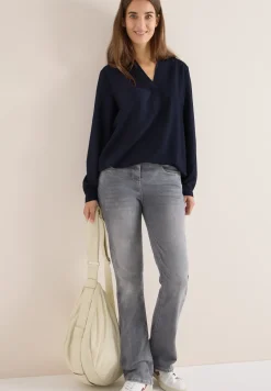 Blouse in effen kleur
