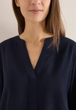 Blouse in effen kleur