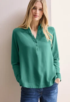 Blouse in effen kleur