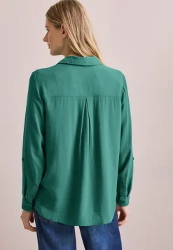Blouse in effen kleur
