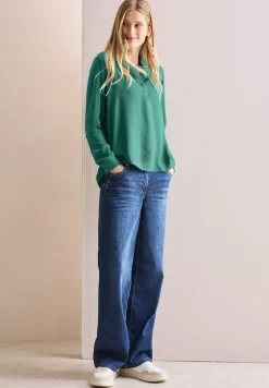 Blouse in effen kleur
