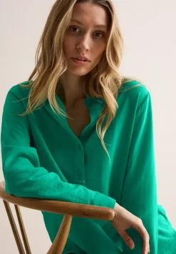 Blouse in effen kleur