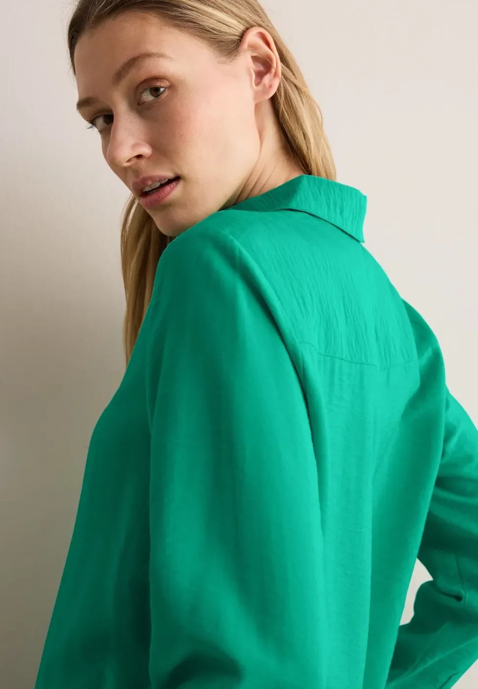 Blouse in effen kleur