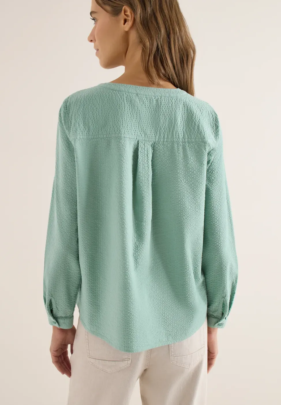 Blouse in effen kleur