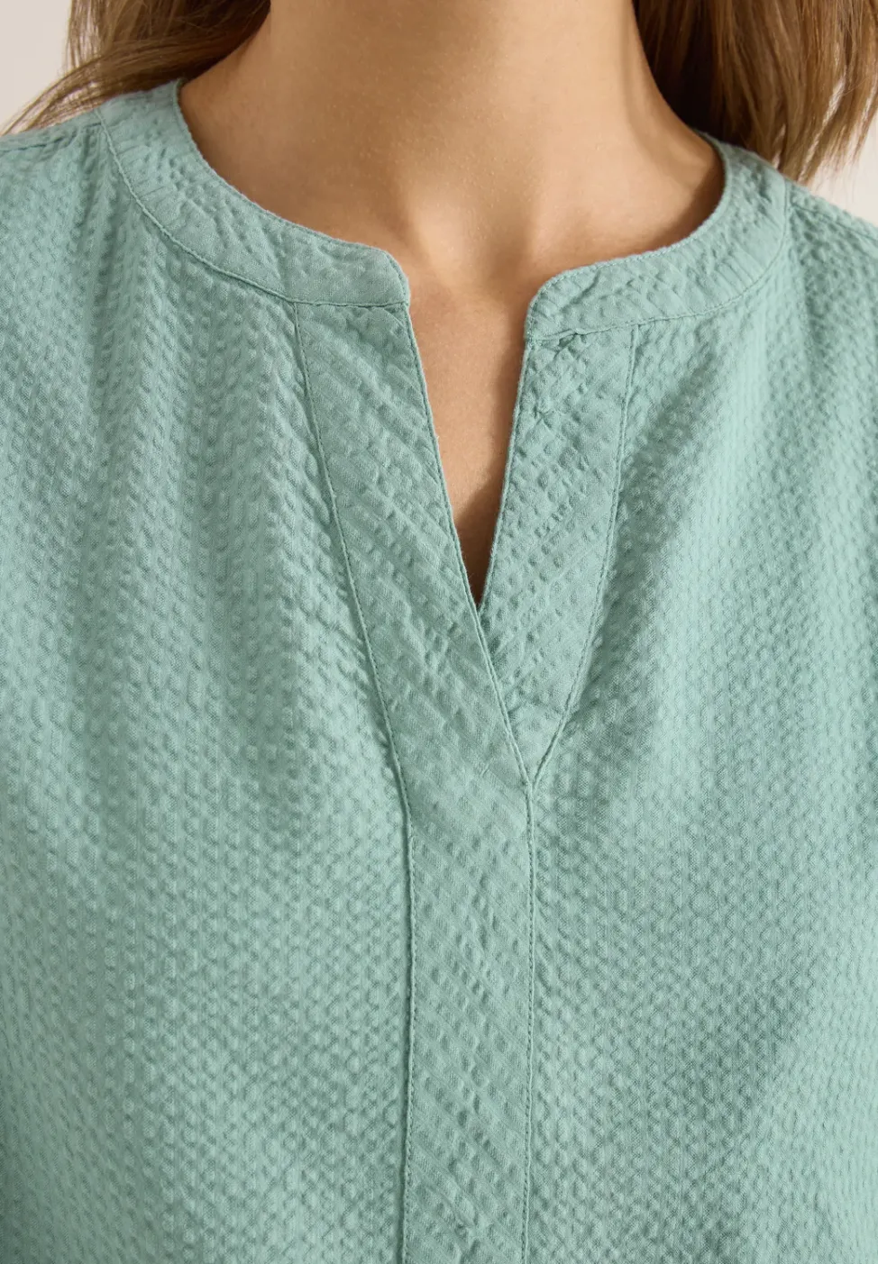 Blouse in effen kleur