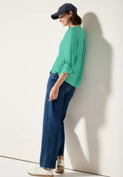 Blouse in effen kleur