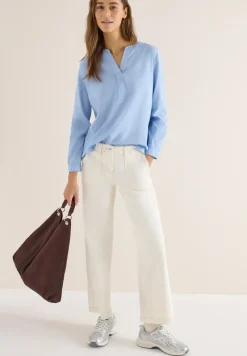 Blouse in effen kleur