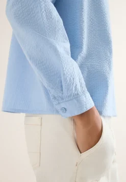 Blouse in effen kleur