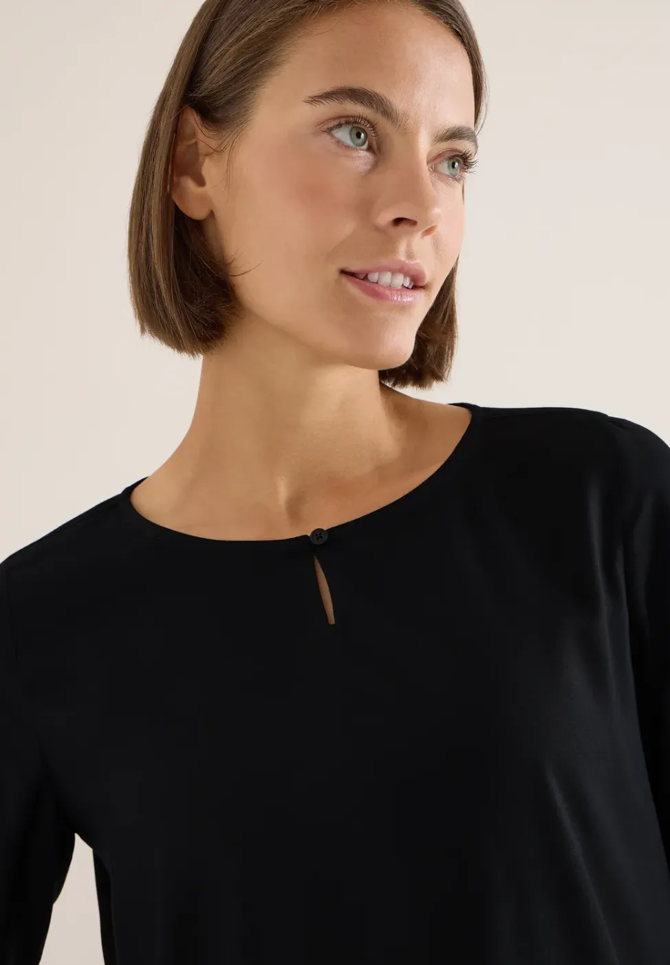 Blouse in effen kleur