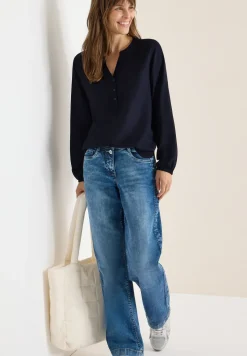 Blouse in effen kleur
