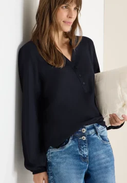 Blouse in effen kleur