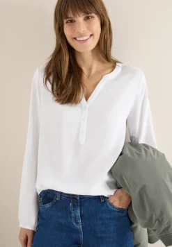 Blouse in effen kleur