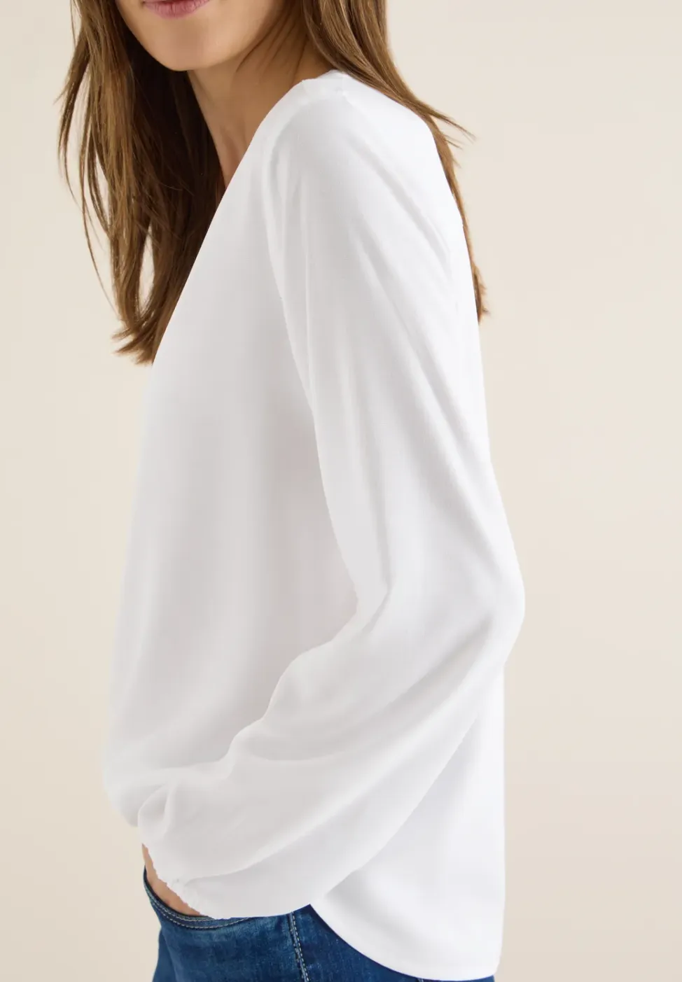 Blouse in effen kleur
