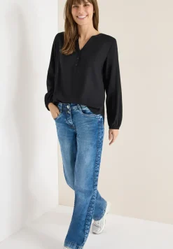 Blouse in effen kleur