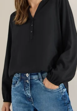 Blouse in effen kleur