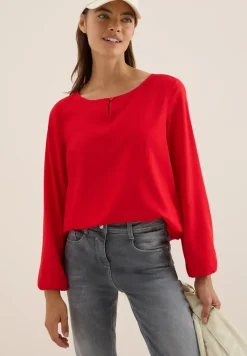 Blouse in effen kleur