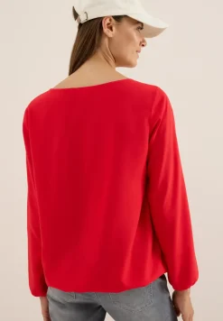Blouse in effen kleur