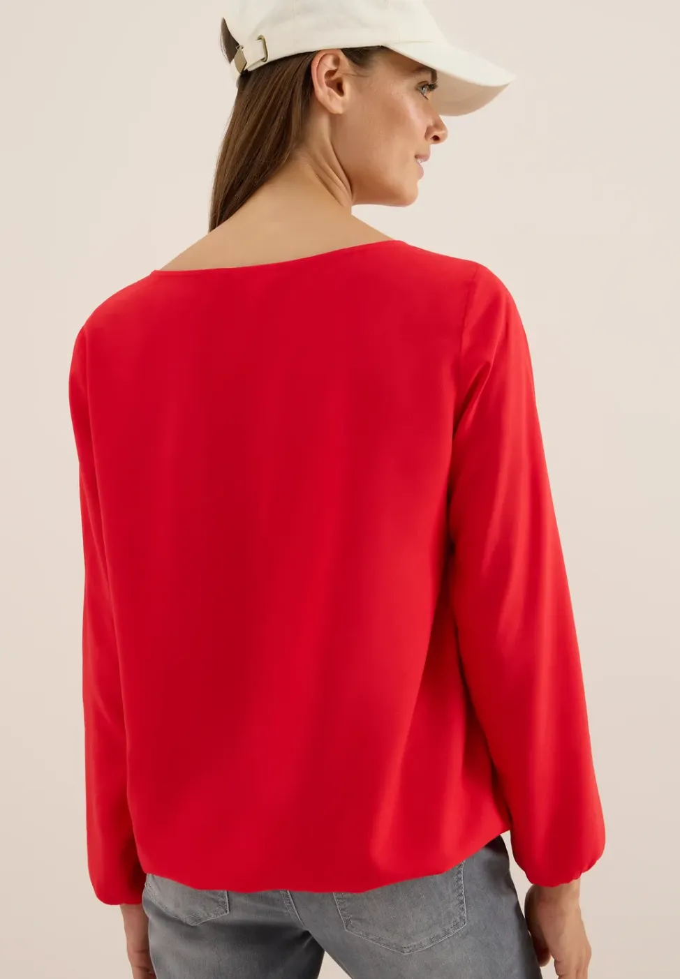 Blouse in effen kleur