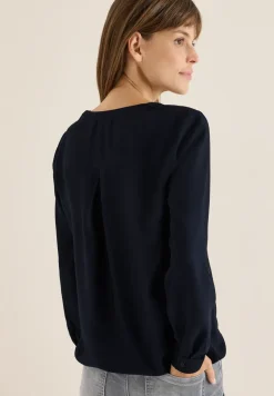 Blouse in effen kleur