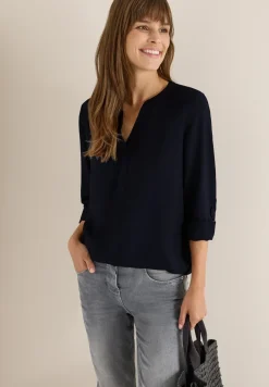 Blouse in effen kleur