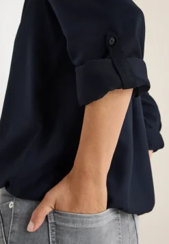 Blouse in effen kleur