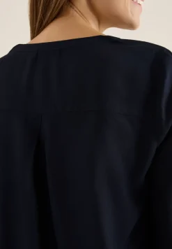 Blouse in effen kleur