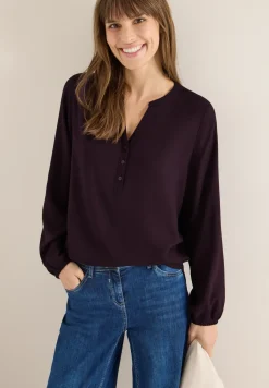 Blouse in effen kleur