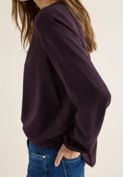 Blouse in effen kleur